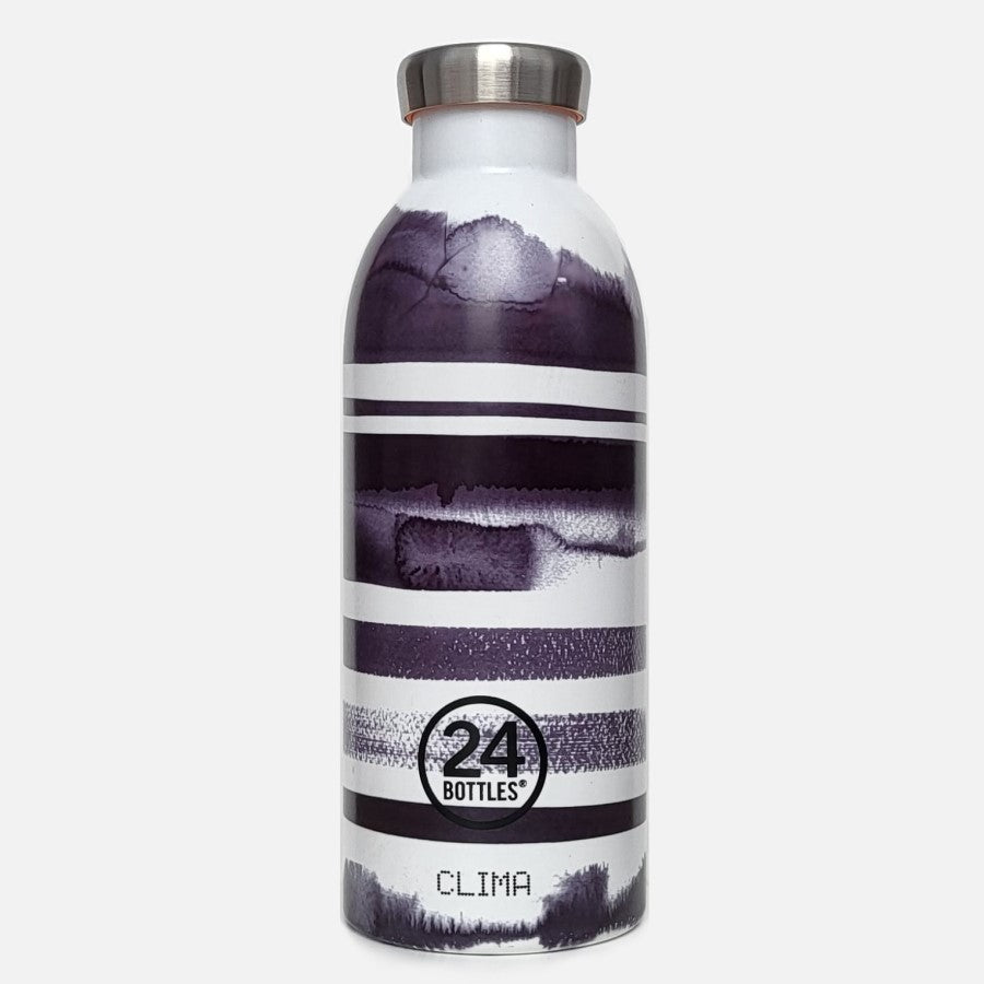 24bottles clima - Stripes - schwarz-weiß gestreift