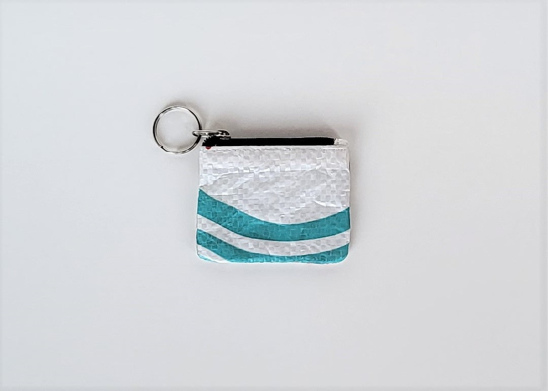BEADBAGS Schlüsselanhänger weiß-grün