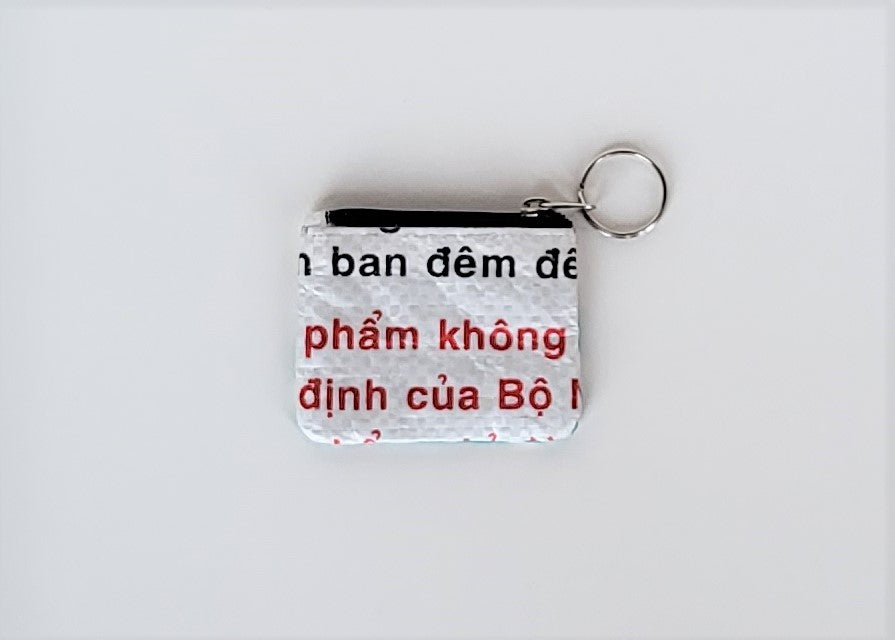 BEADBAGS Schlüsselanhänger weiß-grün