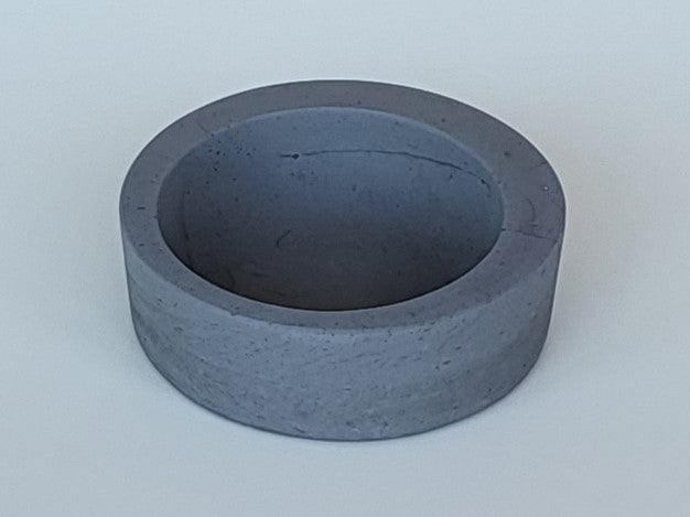 Beton Schale in anthrazit - klein