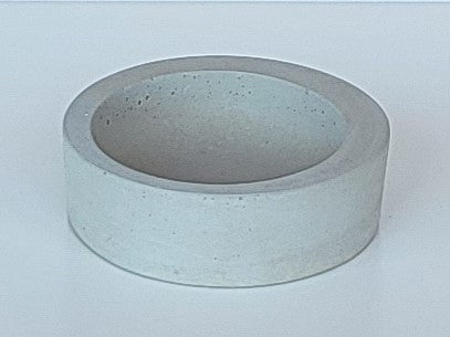 kleine Beton Schale natur für Schmuck oder Kerzensand