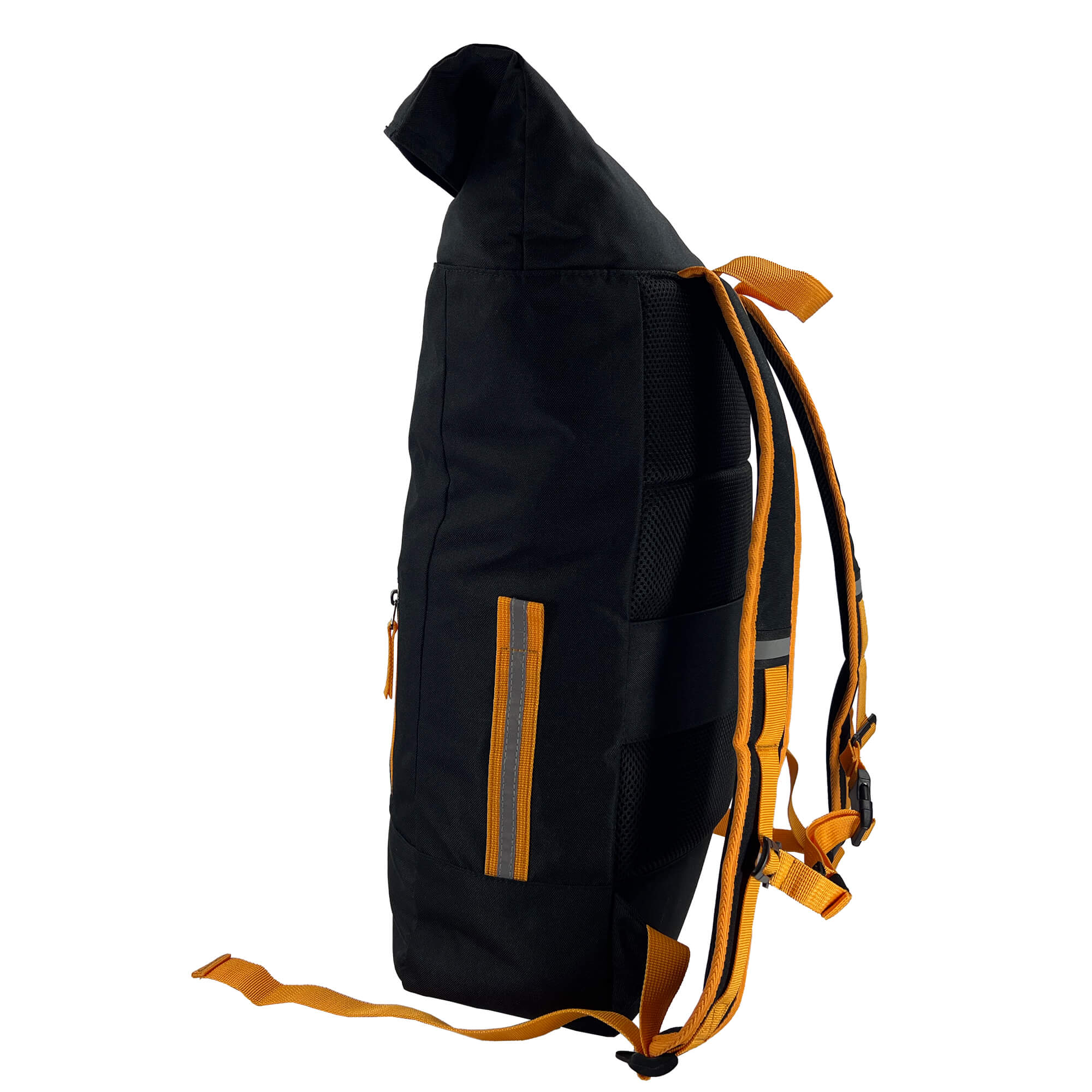 Rolltop Rucksack Ostsee in schwarz
