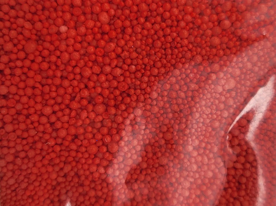 Kerzensand flammendes rot Nahaufnahme