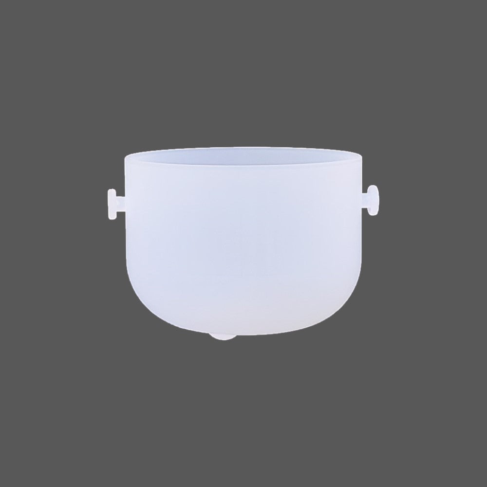 Lunch Bowl 02 in transparent-weiß - Deckel extra