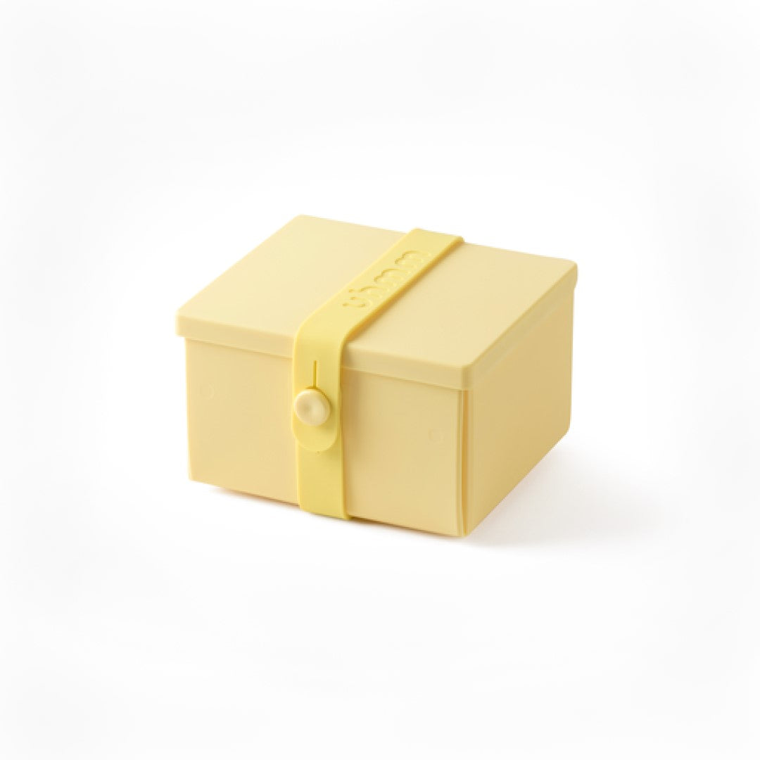 faltbare Lunchbox in frischem citrusgelb