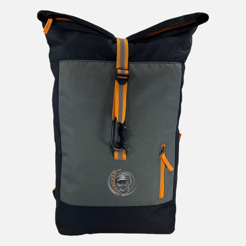 Rolltop Rucksack Ostsee in grau