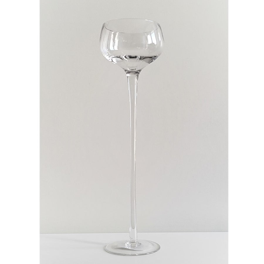 Stielglas als Teelichthalter Romy Höhe 30cm