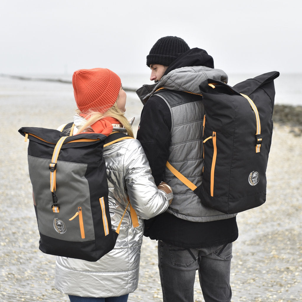 Recycling Rucksack ozean bound rPET von Beadbags