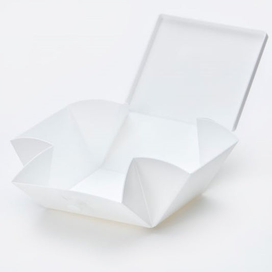 faltbare Lunchbox in weiß