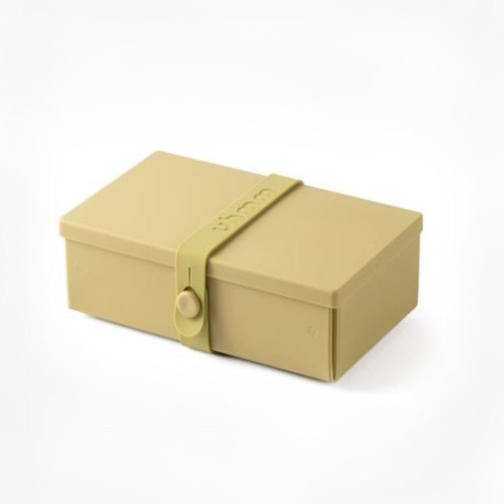 Lunch Box, olivfarben, faltbar, komplett mit Band