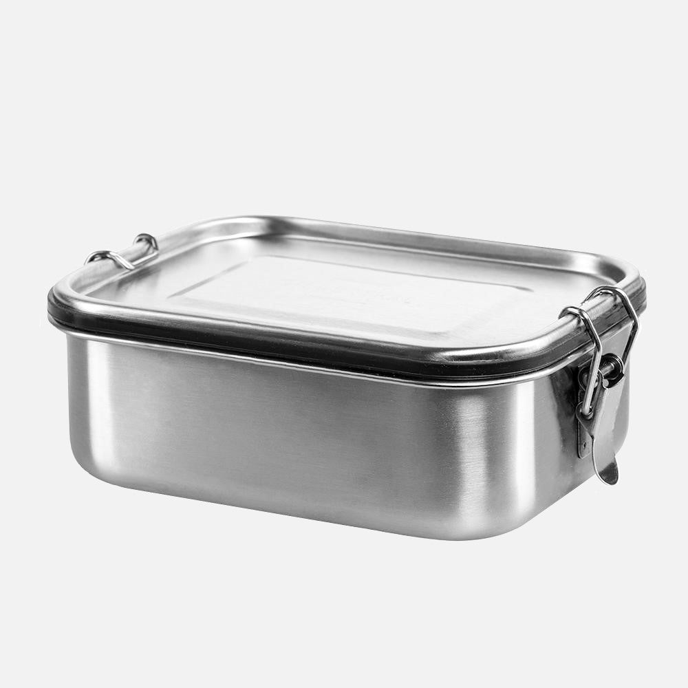 Edelstahl Lunch Box mit Trennsteg für 2 Fächer