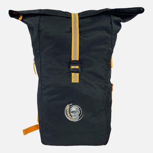 Rolltop Rucksack schwarz mit raffinierter Innenausstattung von BEADBAGS