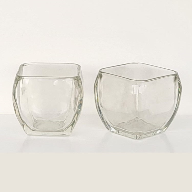 Votiv Glas - Kerzenglas - Vase - Cubus