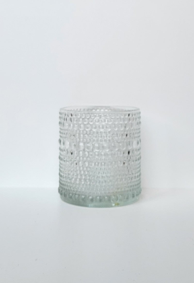 Windlicht Mimizan "Perle" 1 Stk Klarglas mit perligartiger Struktur außen
